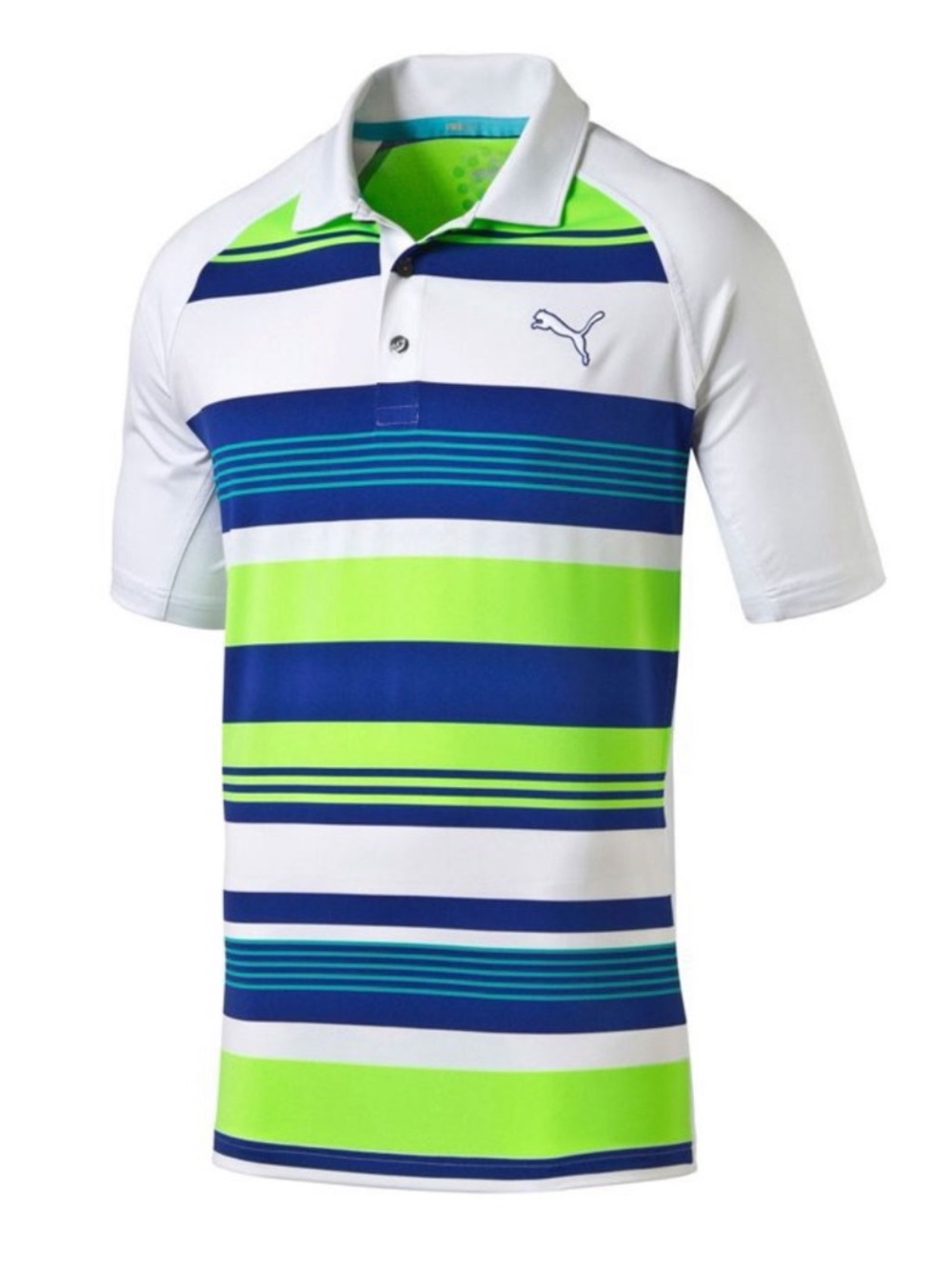 PUMA Golf GT Road Map PC Polo Shirt Size Medium